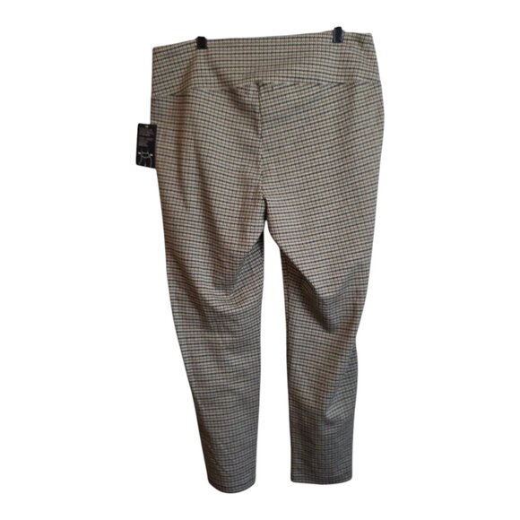 International Concepts Houndstooth Pant High Waist Slim Fit Multicolor XXL - Picture 6 of 17